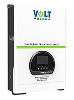 Сонячний інвертор Volt Polska ULTRA-HV 6000 24/230V (3000/6000W) + 80A MPPT (450V) (3SSHV30024)
