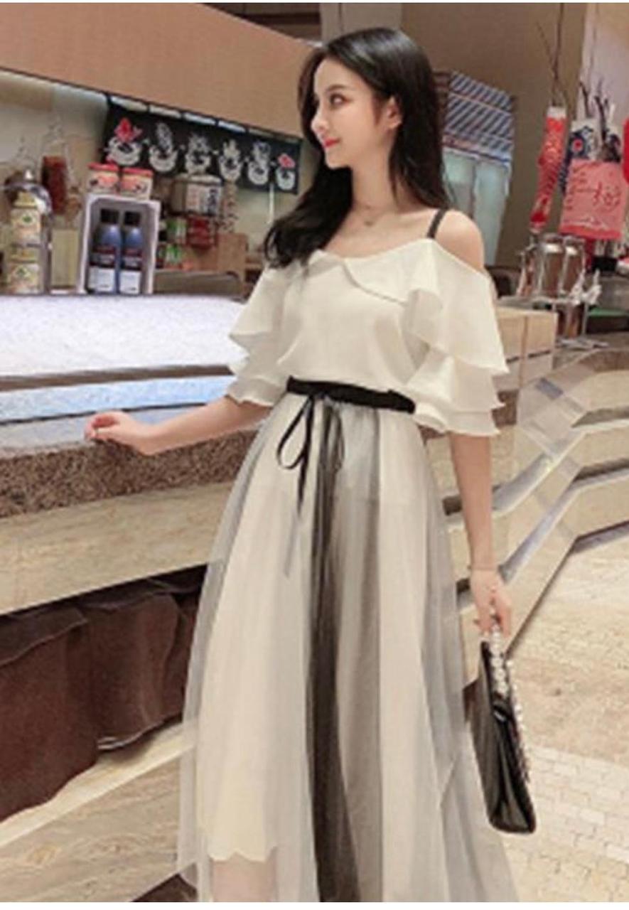 Сукня Софт білий чорний 44 ромір, фото 1