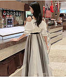 Сукня Софт білий чорний 44 ромір, фото 2