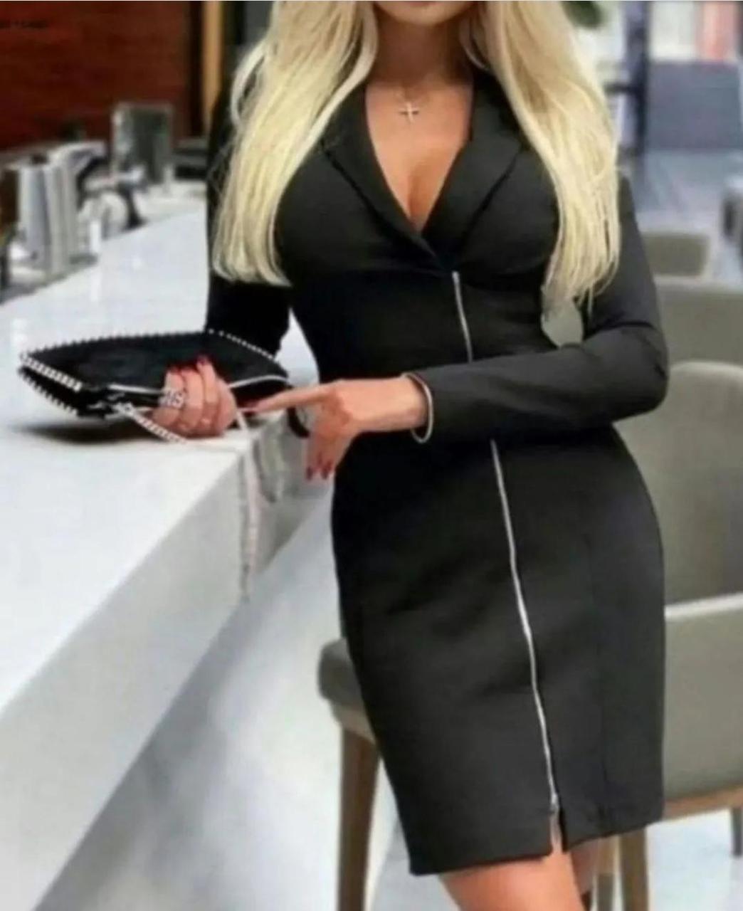 Сукня Замша Чорний 48 ромір, фото 1