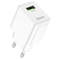 Зарядний пристрій Hoco C98A 1USB/ 18W QC3.0 White