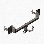 Фаркоп з'ємний на 2 болтах - Honda Civic Седан (2015--) Канада