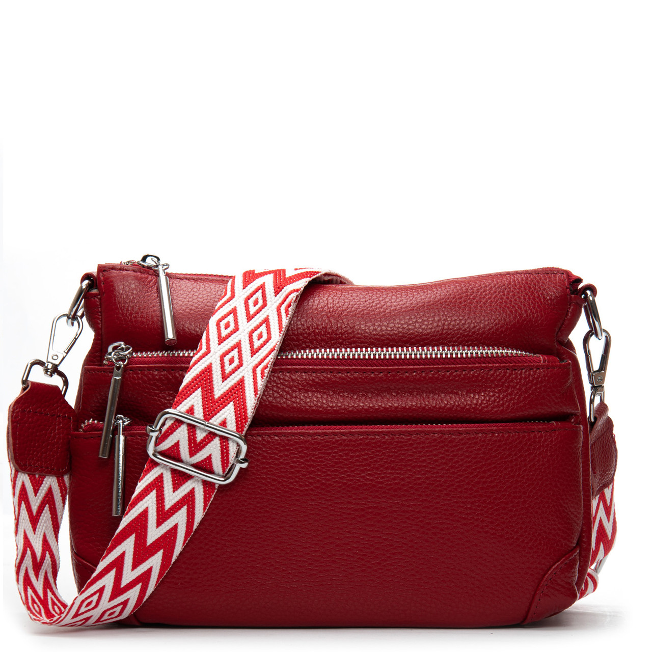 Сумка женская кожа 8269 wine red.Купити жіночі сумки гуртом і в роздріб із натуральної шкіри в Україні, фото 1