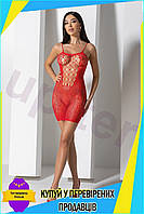 UPT Платье мини сетка Best Mix Passion красное сексуальное платье для вечеринки и свидания UPT66-B
