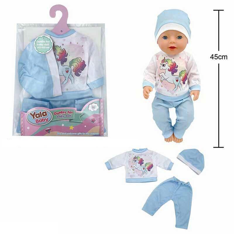 Одяг для пупсів зростом 40-45 см BLC 242 L костюм, шапочка, фото 1