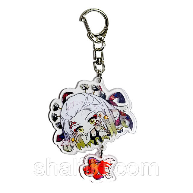 "Дакі (Клинок, який знищує демонів / Demon slayer)" брелок акриловий двосторонній з уф-друком, фото 1