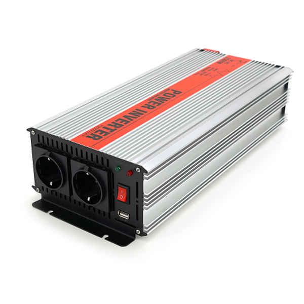 Інвертор напруги RITAR RSX-2500 12 V / 220 V 2500 W з апроксимованою синусоїдою, фото 1