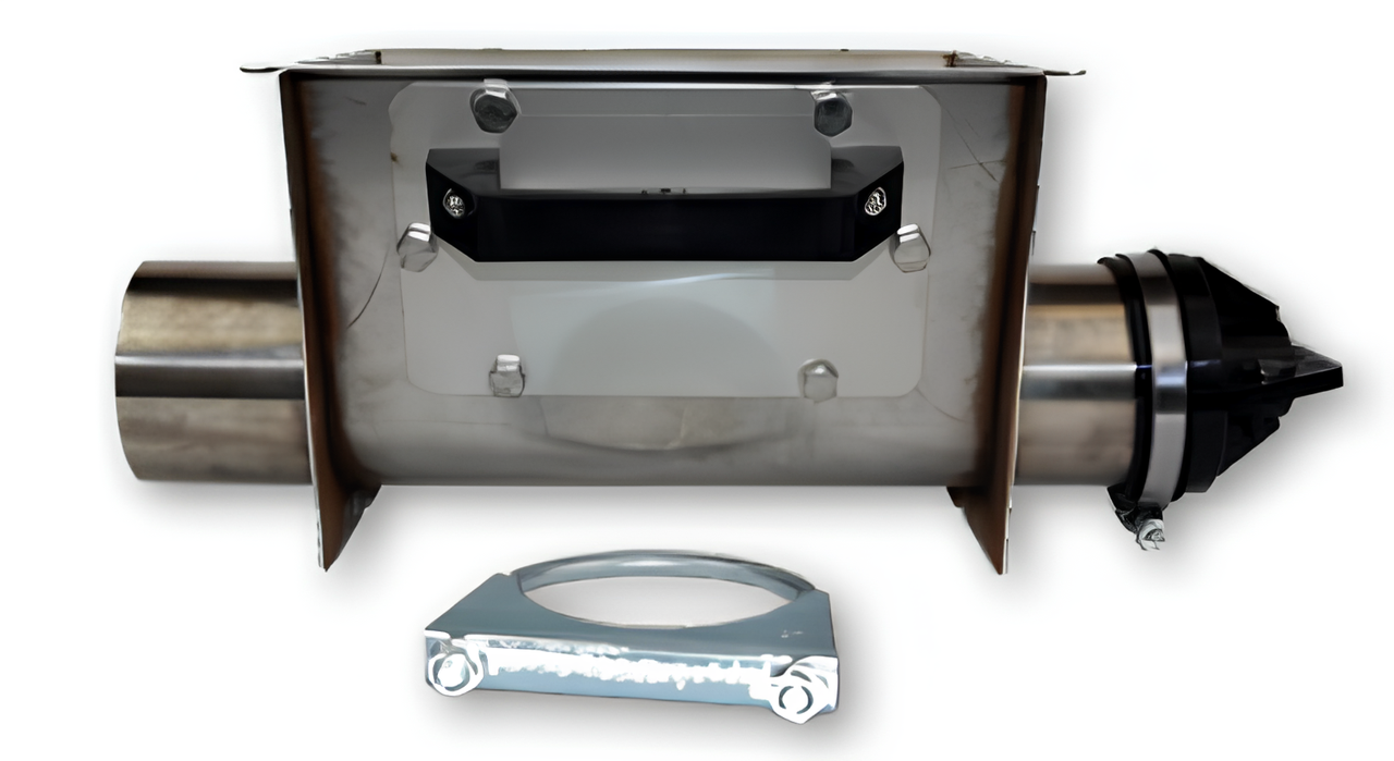 Приймальний бункер для спіральної кормолінії 89 мм, нержавіюча сталь, фото 1