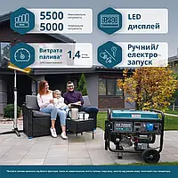 Бензиновий генератор «Könner & Söhnen» KS 7000E