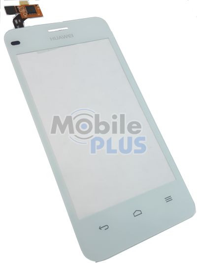 Сенсорний екран (тачскрін) для телефону Huawei Y320 (Rev.2 connector) White