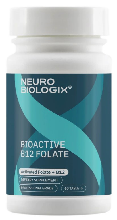 Neurobiologix Bioactive B-12 Folate / Б12 метилкобаламін + Метилфолат 60 таблеток