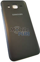 Батарейная крышка для Samsung J200 Galaxy J2 (Black Leather)