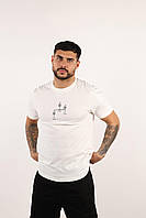 Футболка C.P. Company(L). Футболка C.P. Company у білому кольорі з логотипом спереду та ззаду; Нова колекція 2026 року!