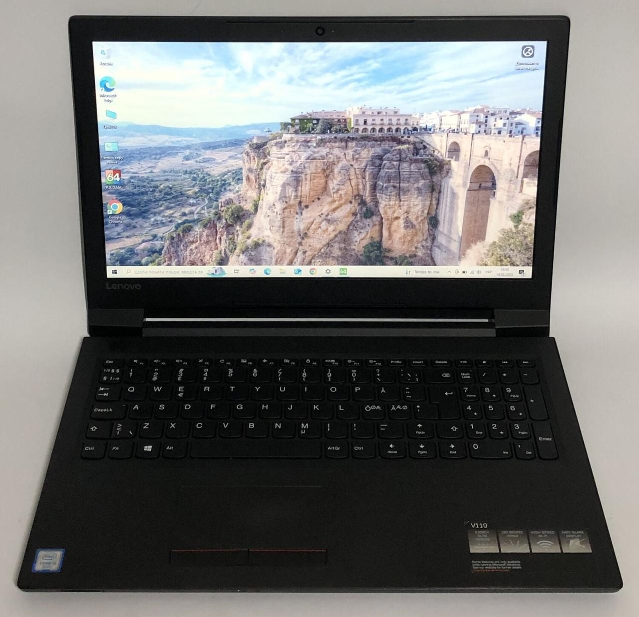 Б/в Ноутбук Lenovo IdeaPad V110-15ISK 15.6" 1366x768| Core i3-6006U| 8 GB RAM| 128 GB SSD| HD 520