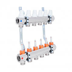 Колектор Icma 1" 6 виходів, з витратами NoK013