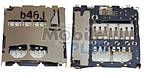 Роз'єм MicroSD Samsung B5330, B5510, B7722, C3510, C3530, C3560, C6712, E2152, E2252, E2530, E2550, E3210, P6200, P1010, original