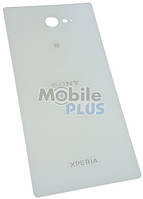 Батарейная крышка для Sony D2302, D2303, D2305, D2306, Xperia M2 без NFC White