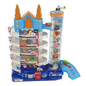 Парковка 2023-32 5 рівнів, 4 машинки, 2 герої, підсвічування, мелодія, автоматичний підіймач