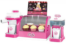 Ігровий набір Кав`ярня Coffee Shop 818-228 A підсвічування кавомашина вододозатор солодощі
