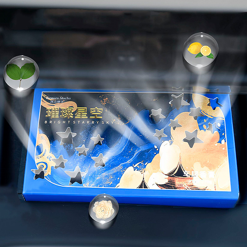 Ароматизатор у салон автомобіля, освіжувач повітря преміумкласу, 170 г. Блакитний