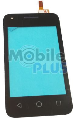 Сенсорний екран (тачскрін) для Alcatel One Touch 4009D Black