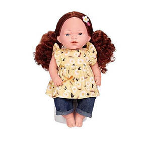 Лялька DH 2362 C м’якотіла гумова музичний чіп висота 33 см