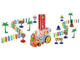 Потяг Alltoys 928 звук, підсвічування, автоматичне викладання цеглинок, декорації, наліпки