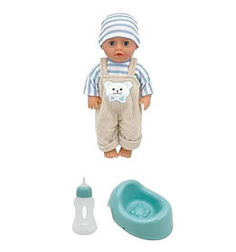 Лялька-пупс YL 2425 A-L, п'є, ходить на горщик, закриває очі