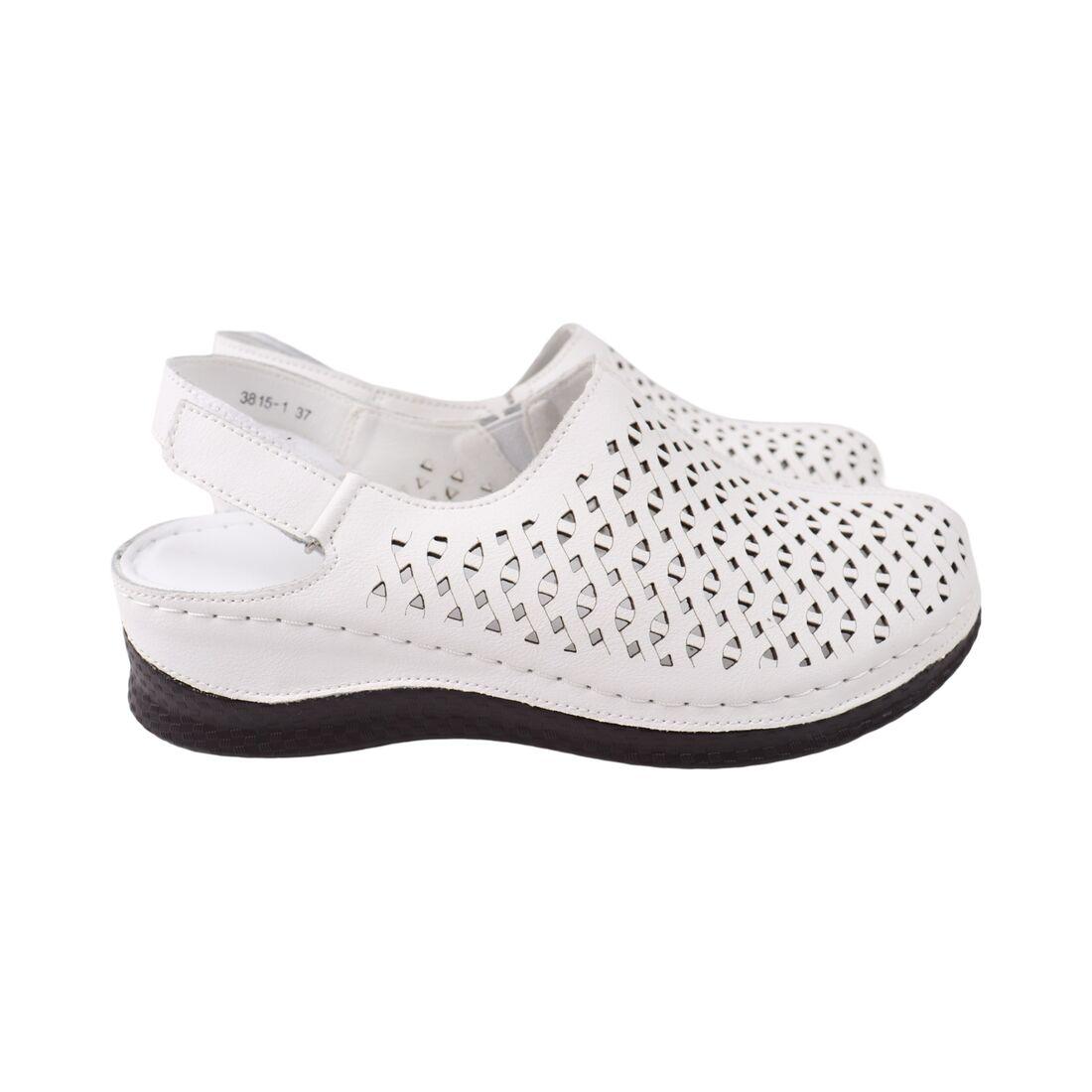 Туфлі жіночі Lola Andy білі натуральна шкіра, 41, фото 1