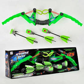 Детский лук Storm Bow AX 1020 свистящие стрелы и на присоске