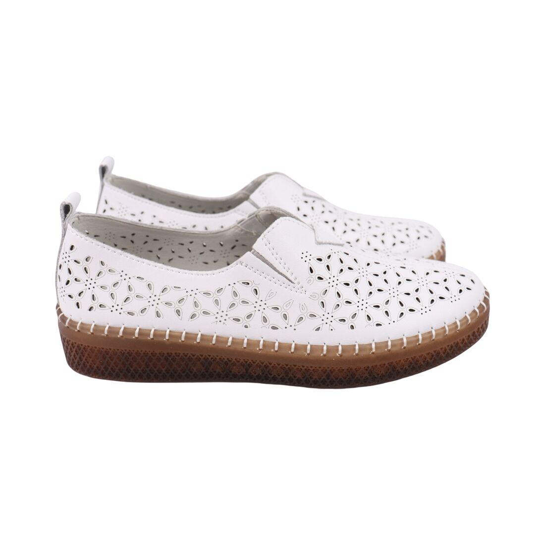Туфлі жіночі Lola Andy білі натуральна шкіра, 41, фото 1
