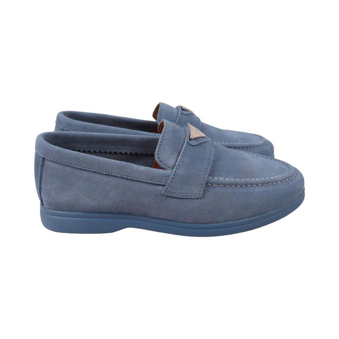 Туфлі жіночі Lola Andy блакитні натуральна замша, 41, фото 1