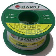 Припой проволочный BAKU (BK10005) DIA 0,5mm (50g)