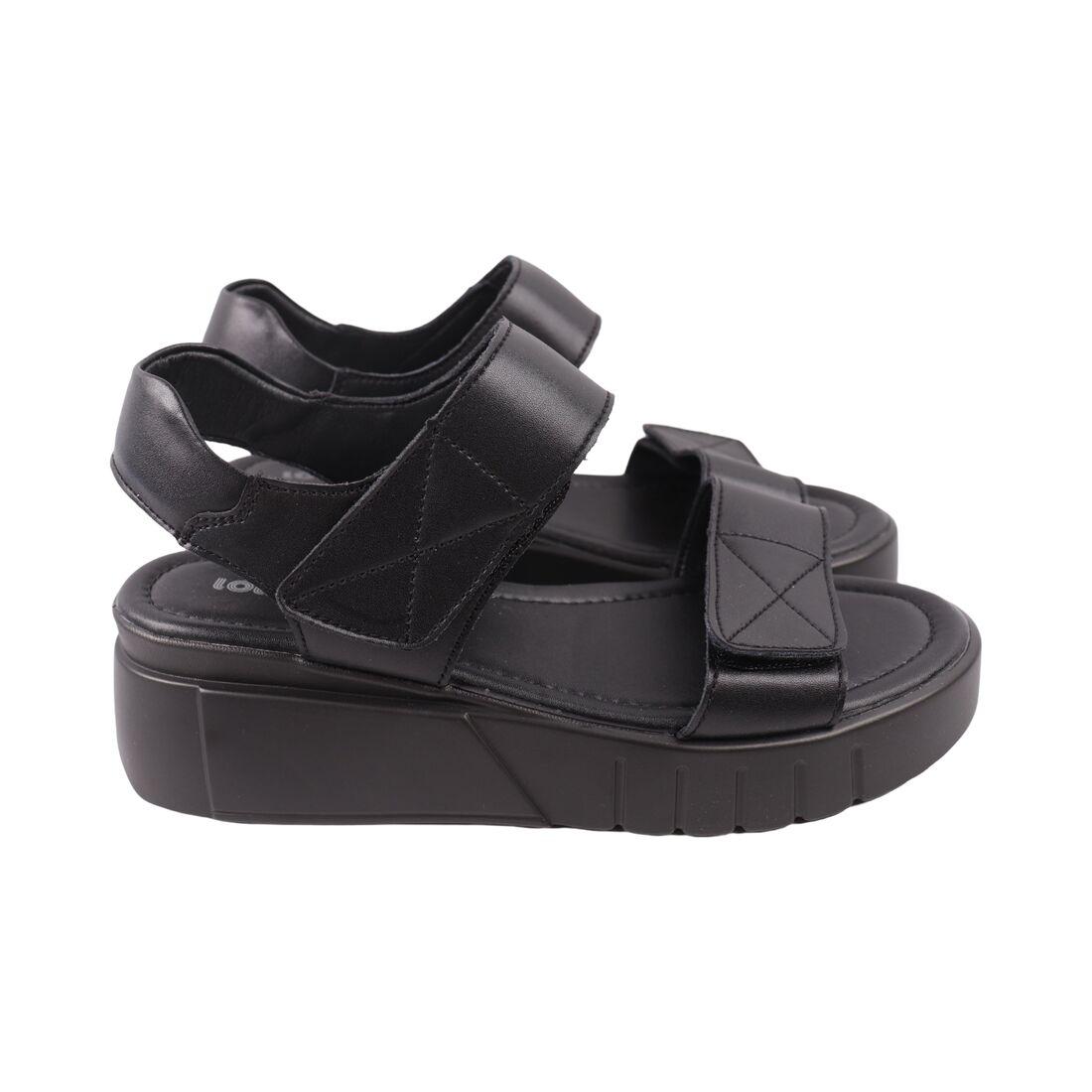 Босоніжки жіночі Lola Andy чорні натуральна шкіра, 40, фото 1