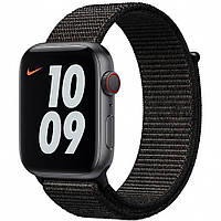 Ремінець Nylon Loop Apple Watch 42 mm 44 mm 45 mm 49 mm — Black(1586060169)