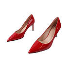 Туфлі жіночі Sufinna червоні натуральна лакована шкіра, 39, фото 5