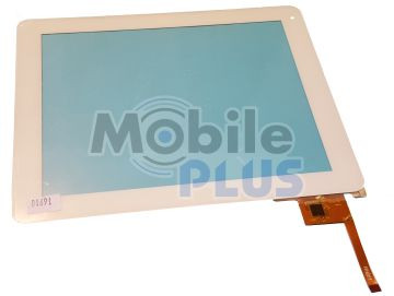 Сенсорний екран (тачскрін) для планшета 9,7 дюймів ViewPad 97Q (Model: PB97A8585-T970, T971) White віконце збоку