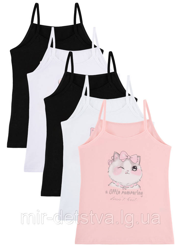 Майки дитячі для дівчаток ТМ Donella оптом р.10/11 років (146-154 см)