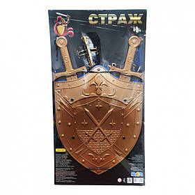 Набір "Страж" 21234 Щит, 2 меча Gold MToys yY.