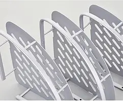 Три рівнева кутова полиця для ванної кімнати сірий 57 см x 28 5 см тримачі для мочалок