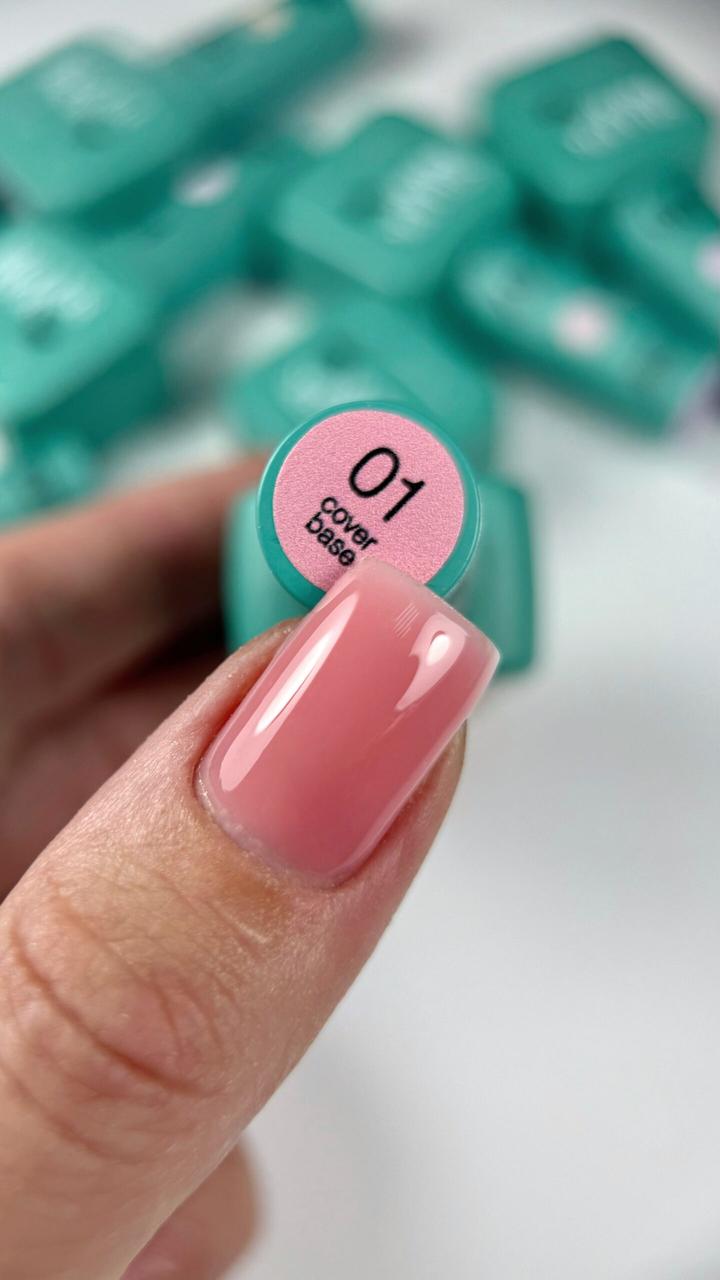 Камуфлююча база Siller Cover Base №1 бежево-рожевий, 8 мл, фото 1