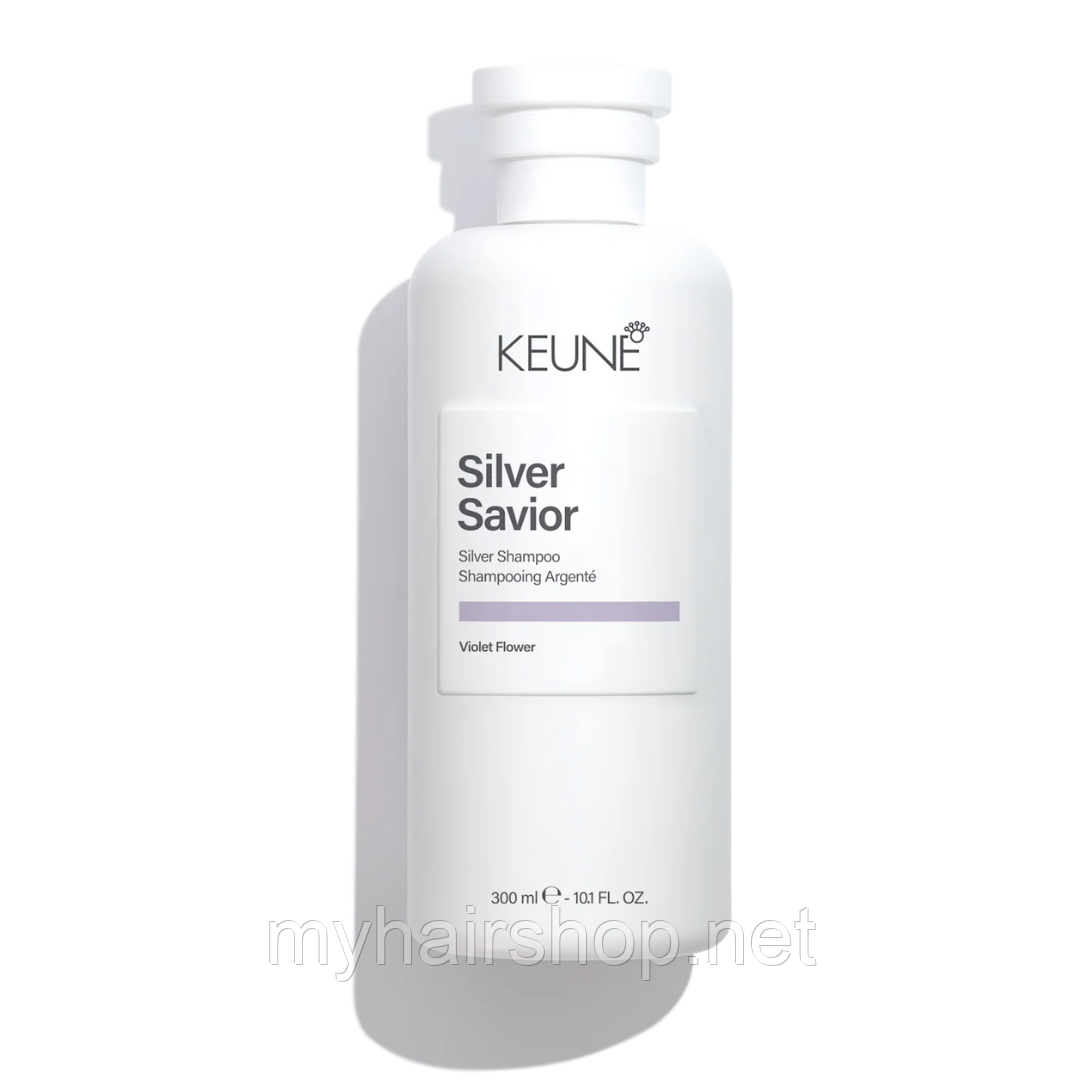 Шампунь Срібний блиск KEUNE Care Silver Savior Shampoo 300 мл, фото 1