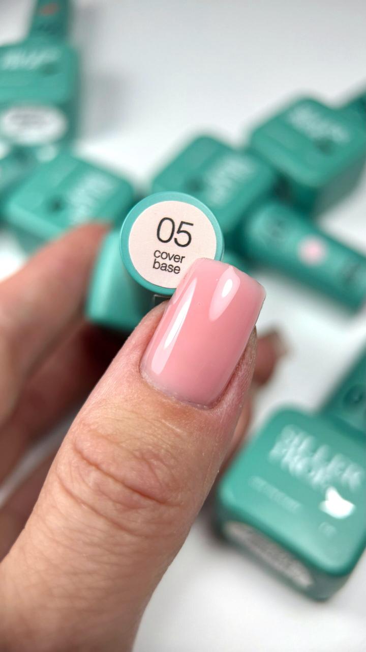 Камуфлююча база для нігтів Siller Cover Base №5, 30 мл, фото 1