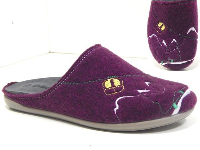 Жіночі домашні капці колір Сливовий— м’які, теплі та стильні для щоденного комфорту, фото 1