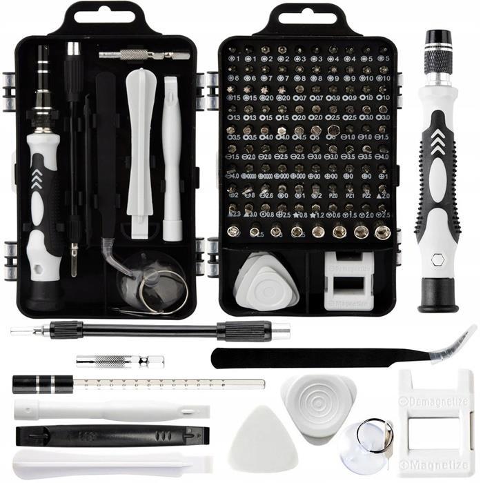 Набір прецизійних викруток для електроніки 115в1 у кейсі Tool Kit, фото 1