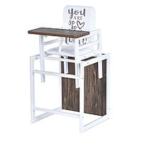 Стульчик для кормления 2 в 1 Nature мангрово дерево, трансформер Q-STORE -shopping-without-problems-