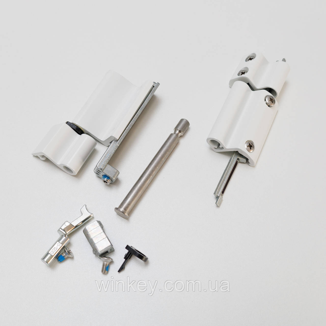 Петлі для алюмінієвих вікон Siegenia BS LM2200 білі, фото 1