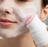 Гель для вмивання із силіконовою щіточкою ESSENS з екстрактом ромашки, зеленого чаю та Готу кола (Чехія)