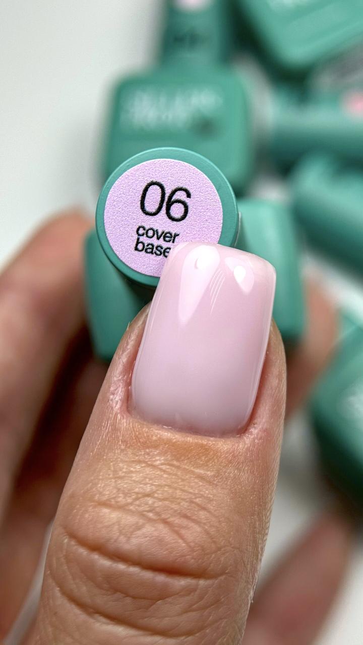 Камуфлююча база для нігтів Siller Cover Base №6, 50 мл, фото 1