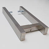 Ручка дверна WALA Q10 300мм 20*40 мм нержавіюча пряма, фото 2